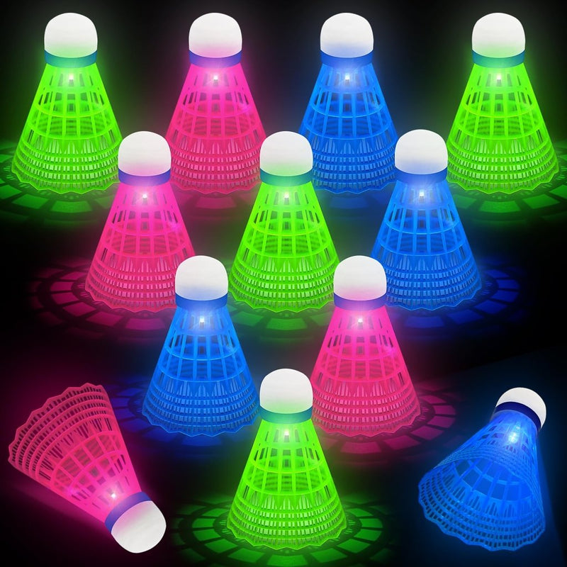 Laad afbeelding in Galerijviewer, Hysagtek 12 Pcs Badminton Shuttlecocks Badminton Birdie, Indoor Outdoor Sport Ball Training Exercise Gym Fitness Game - happygetfit.com

