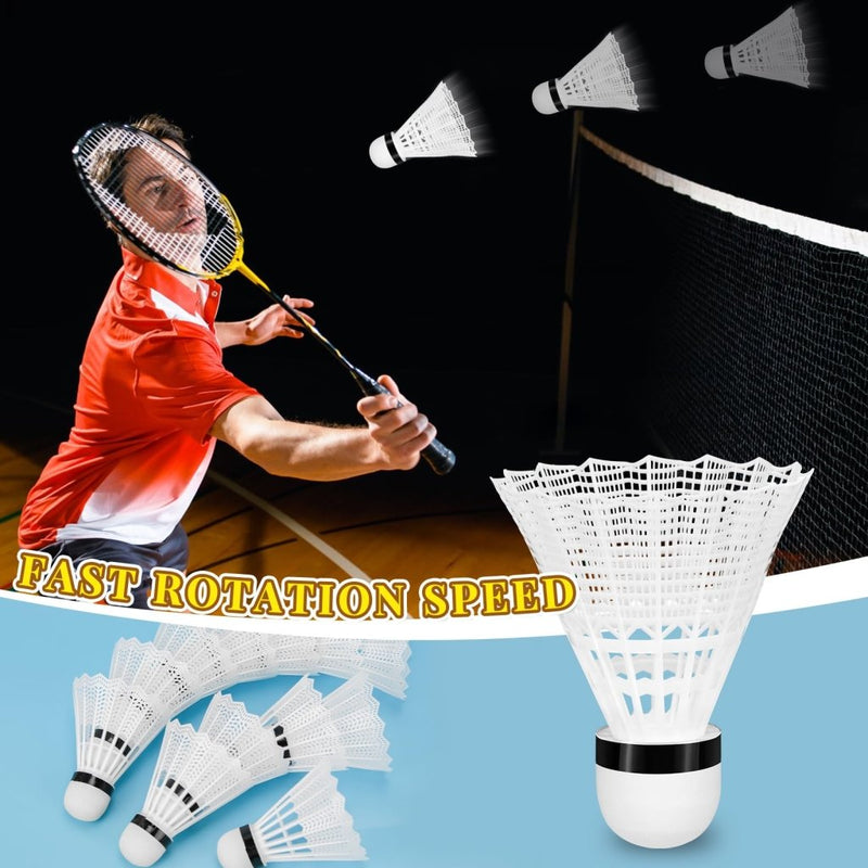 Laad afbeelding in Galerijviewer, Hysagtek 12 Pcs Badminton Shuttlecocks Badminton Birdie, Indoor Outdoor Sport Ball Training Exercise Gym Fitness Game - happygetfit.com
