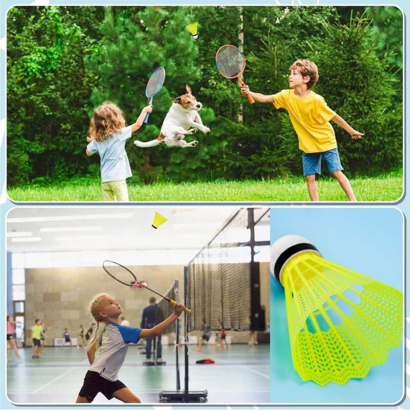 Laad afbeelding in Galerijviewer, Hysagtek 12 Pcs Badminton Shuttlecocks Badminton Birdie, Indoor Outdoor Sport Ball Training Exercise Gym Fitness Game - happygetfit.com
