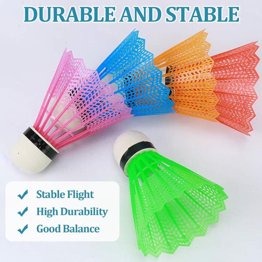 Hysagtek 12 Stuks Badminton Shuttles Badminton Birdie, Indoor Outdoor Sport Bal Training Oefening Gym Fitness Spel - happygetfit.com