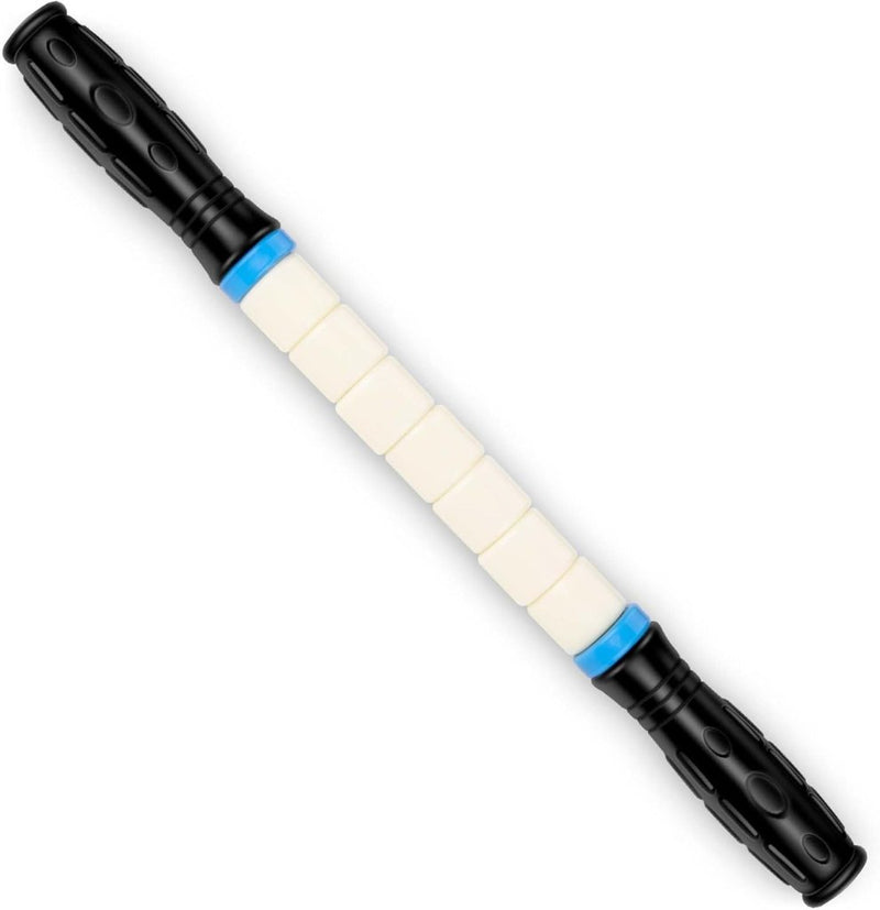 Load image into Gallery viewer, iGreely Foamroller 17 inch, iGreely massagerol met dubbele handgreep, bultontwerp massageroller, spierroller stick aanbevolen door fysiotherapeuten bevordert herstel snelle verlichting voor krampen - happygetfit.com
