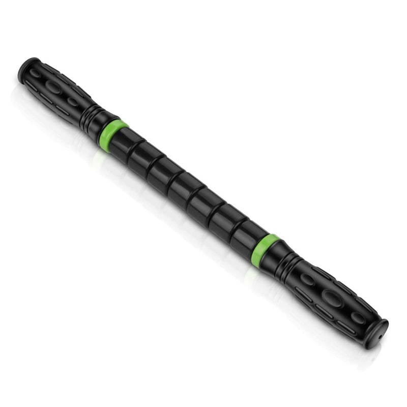 Laad afbeelding in Galerijviewer, iGreely Premium Muscle Roller the Ultimate Massage Roller Stick 17 Inches Recommended By Physical Therapists Promotes Recovery Fast Relief for Cramps Soreness Tight Muscles Black - happygetfit.com
