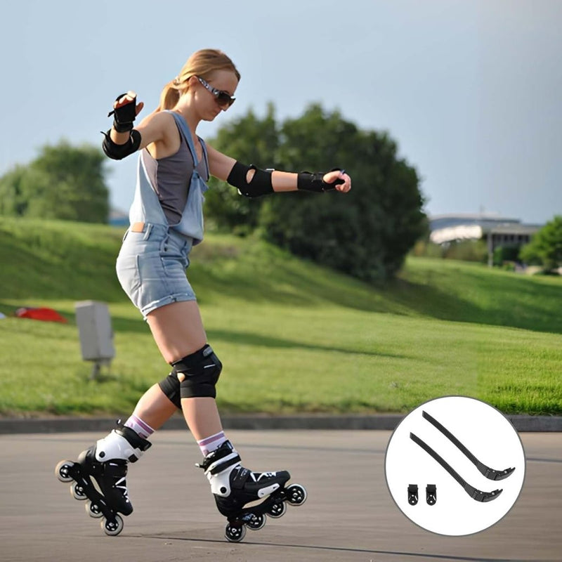 Laad afbeelding in Galerijviewer, Inline Skate Gesp Vervangingsgesp, met Clip, Roller Skates Stopper Gesp, Rolschaats- en Skate- Riemen, Vervangingsriem voor Roller Inline Skate, Vervangingsgespen voor Inline Skates, Universele - happygetfit.com
