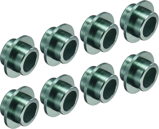 Inline skate lager spacers 8 stuks 8 mm van aluminium groen – afstandhouders – skate accessoires - happygetfit.com