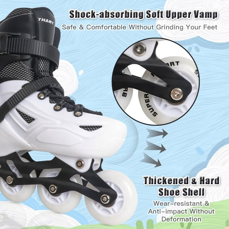 Load image into Gallery viewer, Inlineskates voor kinderen, jongens, meisjes, 4 maten, inlineskates - happygetfit.com
