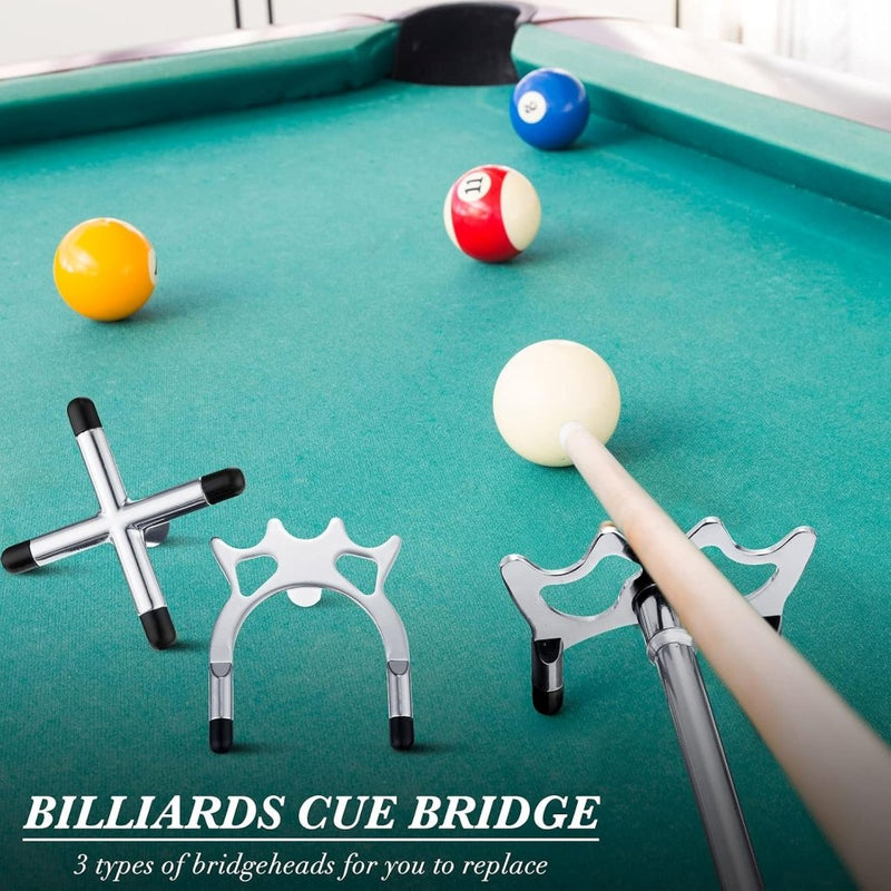 Chargez l'image dans la visionneuse de la galerie, Intrekbare biljart keubrug met 3 brugkoppen - happygetfit.com
