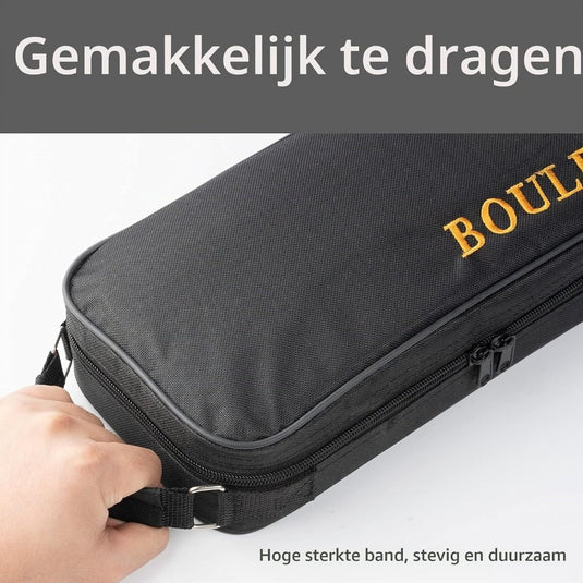 Jeu de boules draagtas voor 8 ballen van waterbestendig nylon met verstelbare schouderriem – petanque opbergtas – boules accessoires - happygetfit.com