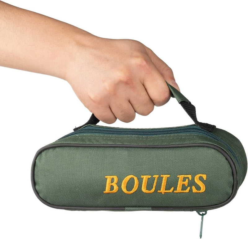 Carica l’immagine nel visualizzatore della galleria, Jeu de boules draagtas voor 8 ballen van waterbestendig nylon met verstelbare schouderriem – petanque opbergtas – boules accessoires - happygetfit.com
