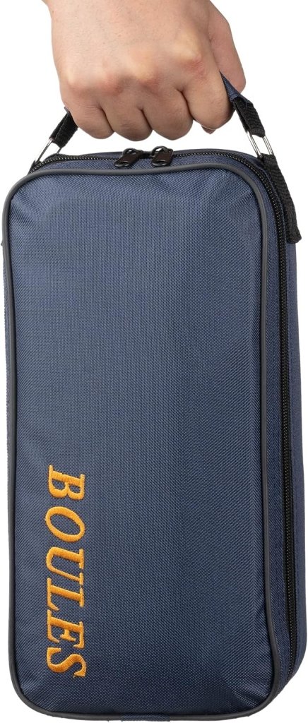 Jeu de boules draagtas voor 8 ballen van waterbestendig nylon met verstelbare schouderriem – petanque opbergtas – boules accessoires - happygetfit.com