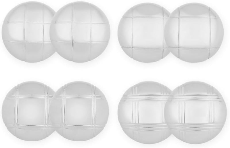 Load image in Gallery Viewer, Jeu de boules set met 8 metalen ballen van 74 mm inclusief draagtas en meetlint – petanque – buitenspellen - happygetfit.com
