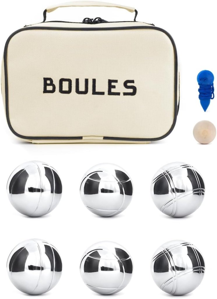 Charger l’image dans la visionneuse de galerie, Jeu de boules set met verzwaarde metalen werpballen voor tuin en strand – bocce – buitensport - happygetfit.com
