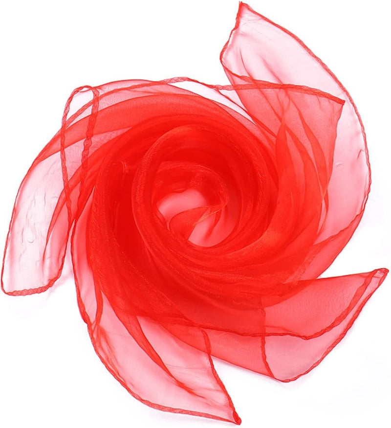 Load image into Gallery viewer, jongleerdoeken 60 x 60 cm – oranje dansdoeken voor kinderen, spel en beweging - happygetfit.com
