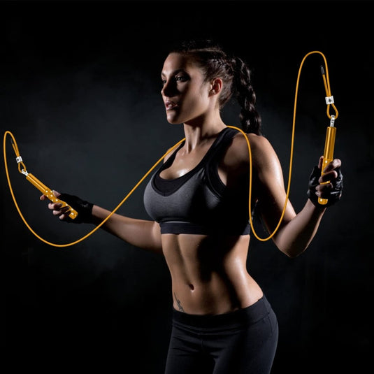 Jump Rope, Wastou Speed Jumping Rope for Training Fitness Exercise, Adjustable Adults Workout Skipping Rope for Men, Women, Kids, Girls - happygetfit.com