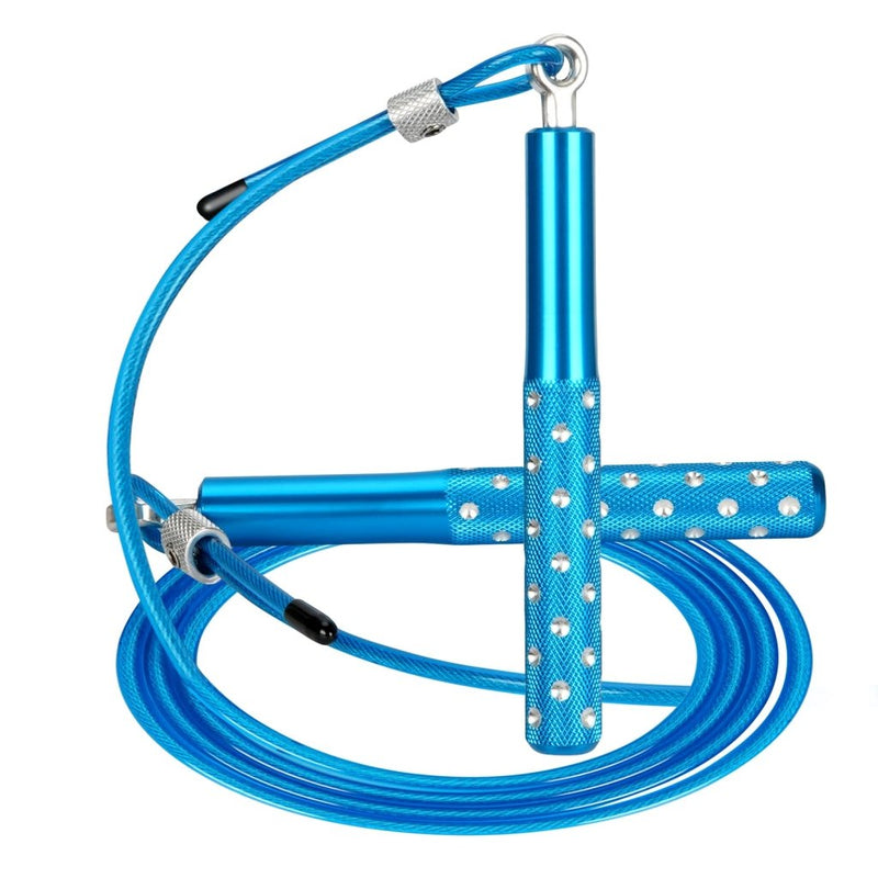 Laad afbeelding in Galerijviewer, Jump Rope, Wastou Speed Jumping Rope for Training Fitness Exercise, Adjustable Adults Workout Skipping Rope for Men, Women, Kids, Girls - happygetfit.com
