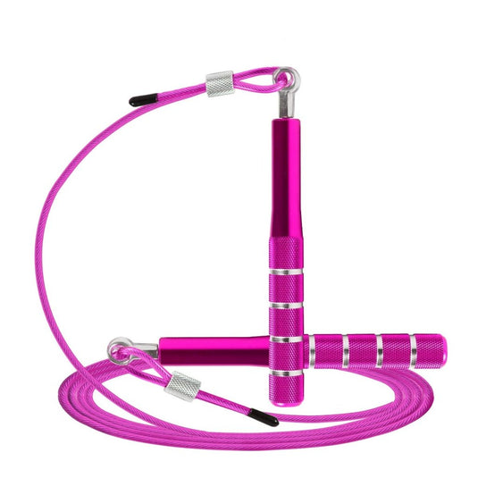 Jump Rope, Wastou Speed Jumping Rope for Training Fitness Exercise, Adjustable Adults Workout Skipping Rope for Men, Women, Kids, Girls - happygetfit.com