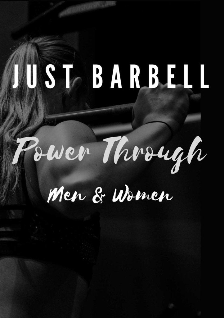 Load image into Gallery viewer, Just Barbell - Power Through - happygetfit.com
