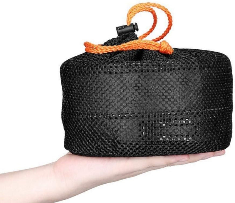 Laad afbeelding in Galerijviewer, JZK Camp Cookware 2-3 People Set, Pan Pot Teapot Lightweight Outdoor Portable Camping Cooker Set for Trekking Hiking BBQ Picnic Campfire - happygetfit.com
