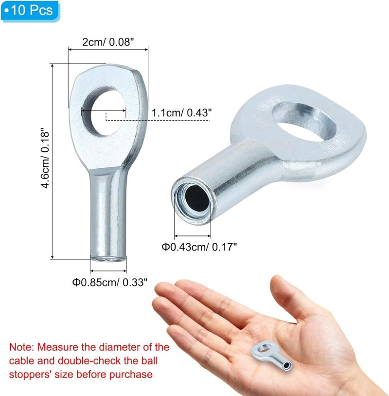 Laad afbeelding in Galerijviewer, Kabelstoppers 10 stuks voor fitness kabelmachines – kabel stop onderdelen – fitnessapparatuur accessoires - happygetfit.com
