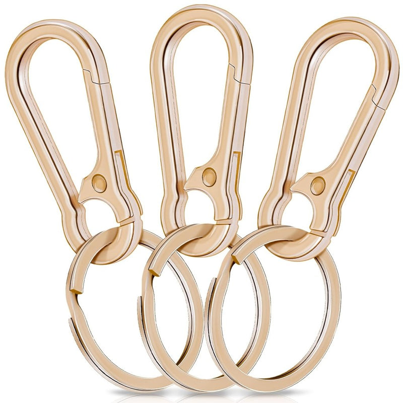 Załaduj obraz do przeglądarki galerii, Karabiner Sleutelhangers 3 Stuks met Sleutelring 4,7 cm – Sleutelhanger – Karabijnhaak - happygetfit.com
