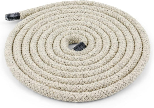 Katoenen springtouw 3 meter naturel - happygetfit.com
