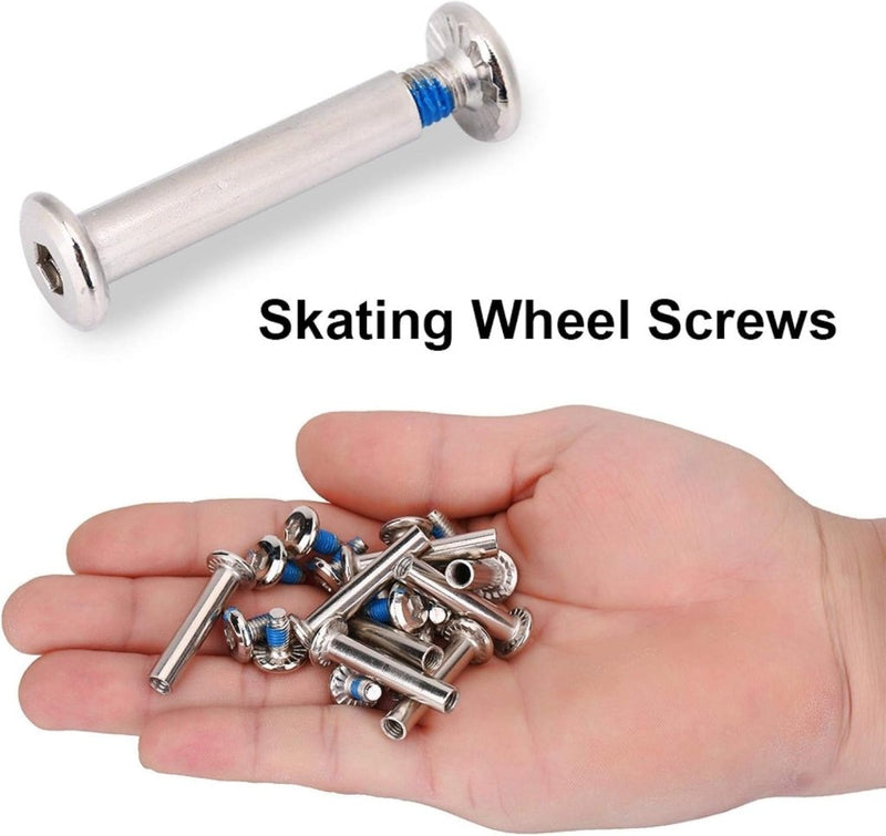 Load image into Gallery viewer, Keenso Inline Skate Schroeven, 10 stks 31mm 36mm Duurzaam Ijzer Inline Skating Schroeven Inline Skate Wiel Schroeven Fittings Skates Wiel assen Hardware - happygetfit.com
