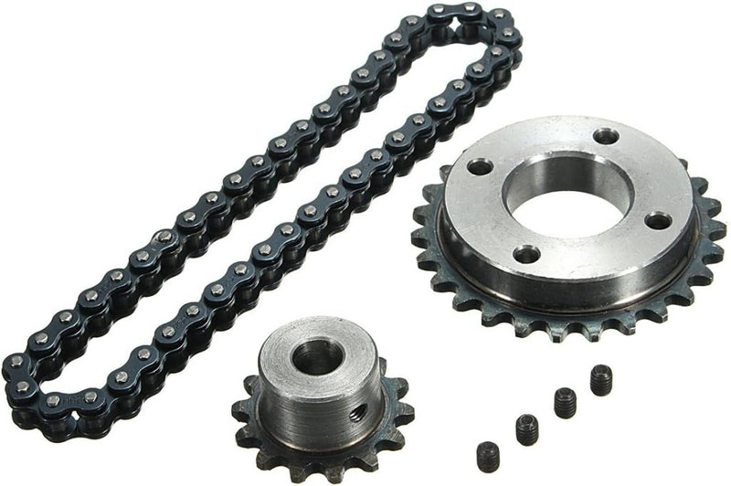 Laad afbeelding in Galerijviewer, Kettingaandrijving 14:27 voor elektrisch skateboard en longboard – 8044 motor tandwielset – DIY onderdelen - happygetfit.com
