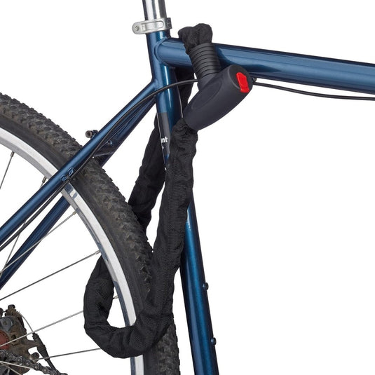 Kettingslot 100 cm zwart met 2 sleutels - happygetfit.com