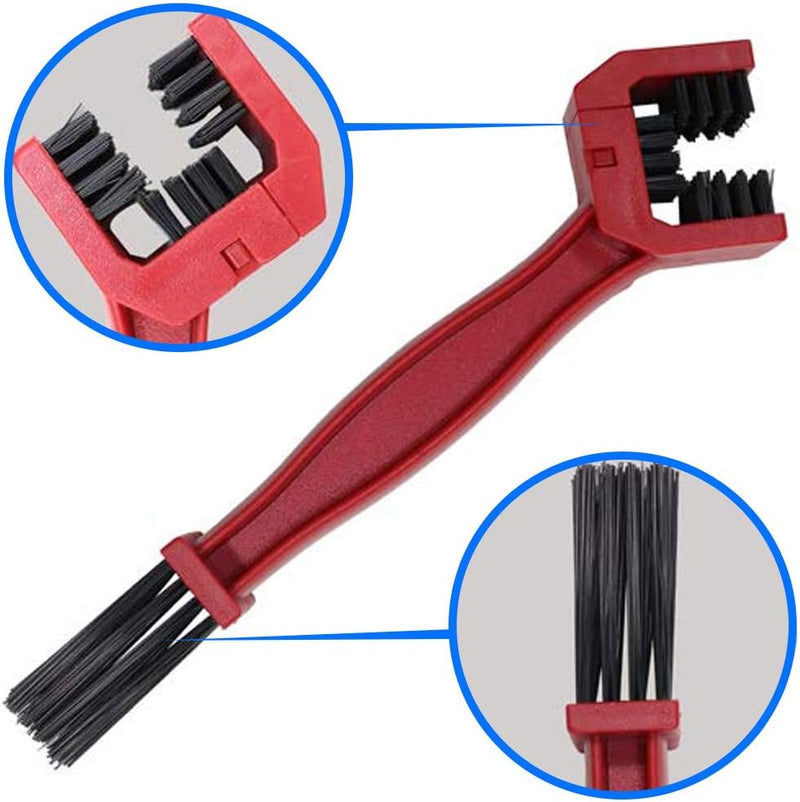 Load image into Gallery viewer, Kettingsreiningsborstel Set van MMOBIEL – 4 Stuks Reiningsborstel – Kettingreiniger Set voor Motor, Fiets en Mountainbike – Ketting Clean Tool – Fietskettingen, Motorkettingen Reiningsborstelset - happygetfit.com
