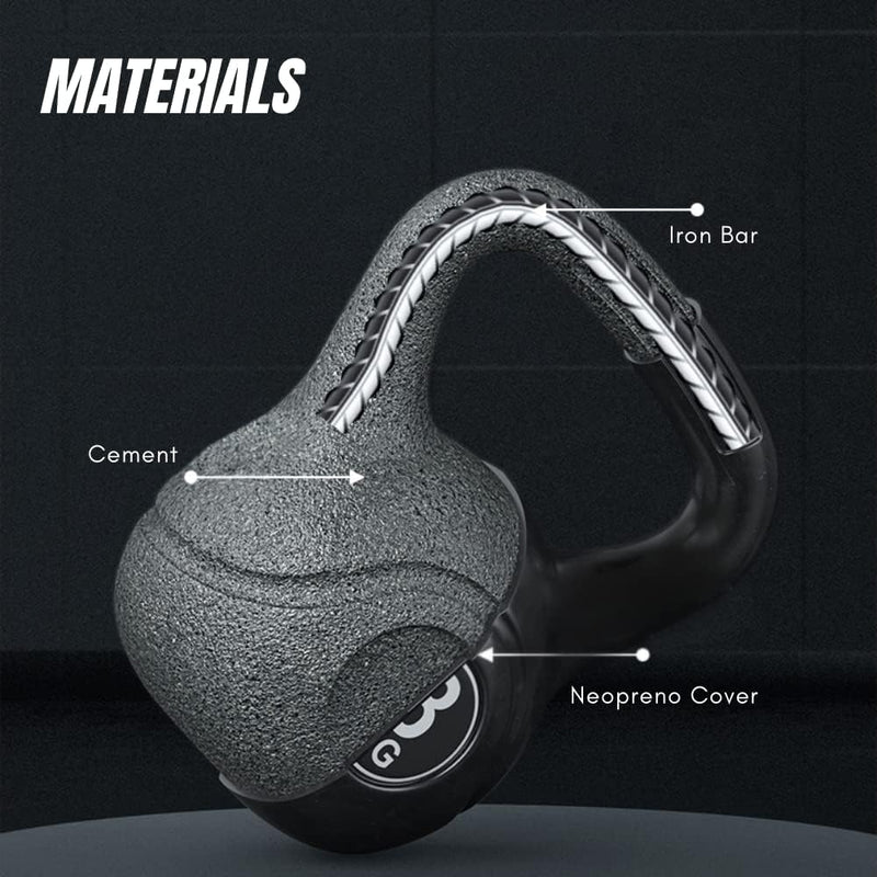 Laden Sie das Bild in Galerie -Viewer, Kettlebell 12 kg met ergonomische handgreep - happygetfit.com
