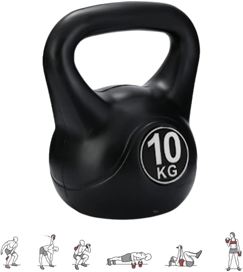 Load image into Gallery viewer, Kettlebell-Gewicht met Ergonomische Handgreep, Kettlebell-Halter voor Spiertraining Thuis en in de Sportschool - happygetfit.com
