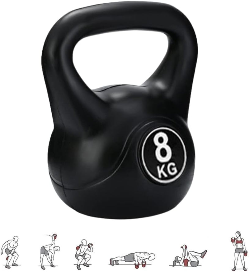 Load image into Gallery viewer, Kettlebell-Gewicht met Ergonomische Handgreep, Kettlebell-Halter voor Spiertraining Thuis en in de Sportschool - happygetfit.com
