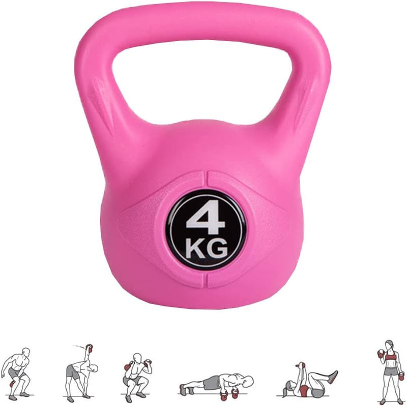 Load image into Gallery viewer, Kettlebell-Gewicht met Ergonomische Handgreep, Kettlebell-Halter voor Spiertraining Thuis en in de Sportschool - happygetfit.com
