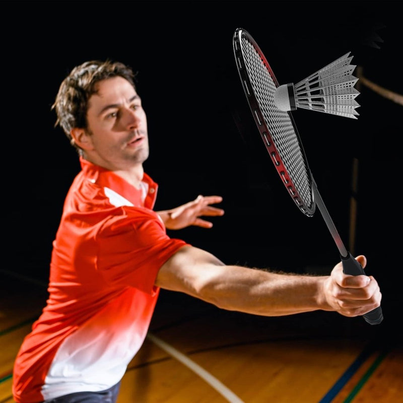 Load image into Gallery viewer, KH 2-4 Player Badminton Rackets Set,Lightweight &amp; Sturdy,Beach Backyard Game,Indoor Outdoor Sports,Racquets,Shuttlecocks &amp; Carry Bag Included - happygetfit.com
