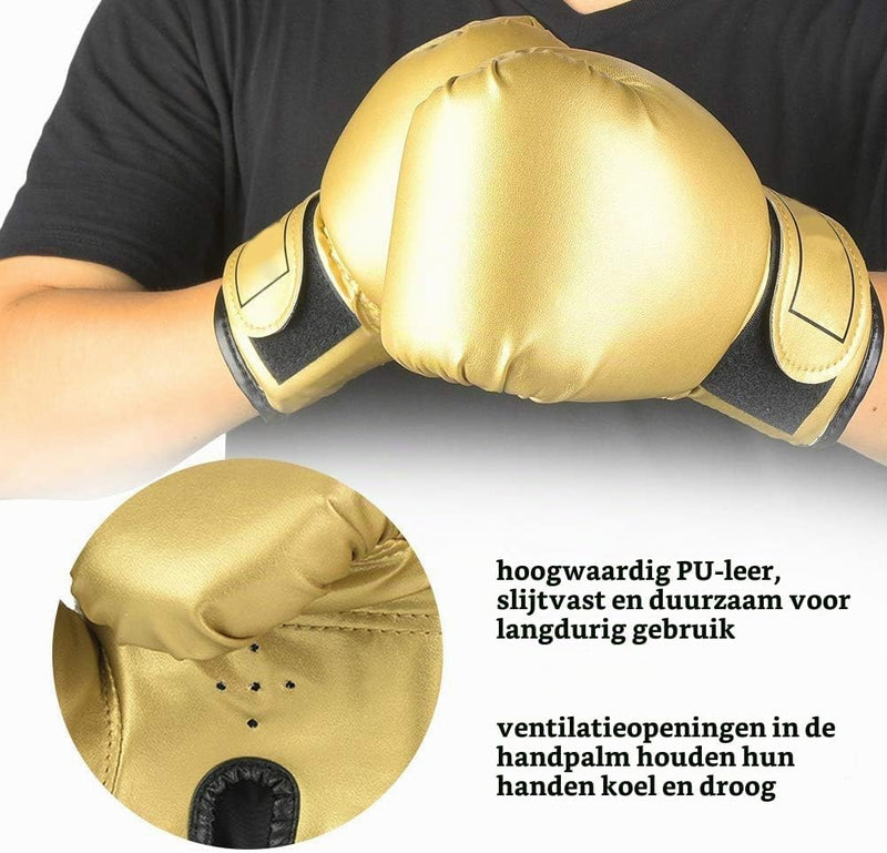 Bild im Galerie-Viewer laden, Kinder bokshandschoenen 1 paar van PU leer met verstelbare klittenbandsluiting – bokstraining – sparringhandschoenen - happygetfit.com
