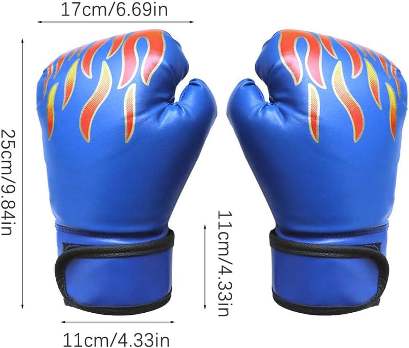 Chargez l'image dans la visionneuse de la galerie, Kinder bokshandschoenen 6 oz blauw - happygetfit.com
