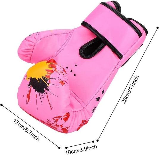 Kinder bokshandschoenen roze maat S - happygetfit.com