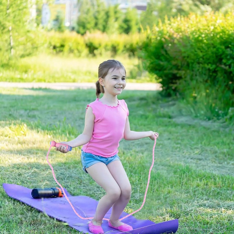 Laad afbeelding in Galerijviewer, Kinderspringtouw, verstelbaar springtouw, kindercadeau voor jongens en meisjes - happygetfit.com
