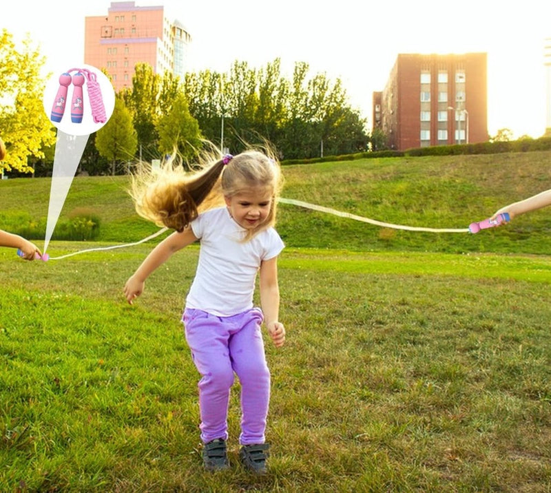 Laad afbeelding in Galerijviewer, Kinderspringtouw, verstelbaar springtouw, kindercadeau voor jongens en meisjes - happygetfit.com
