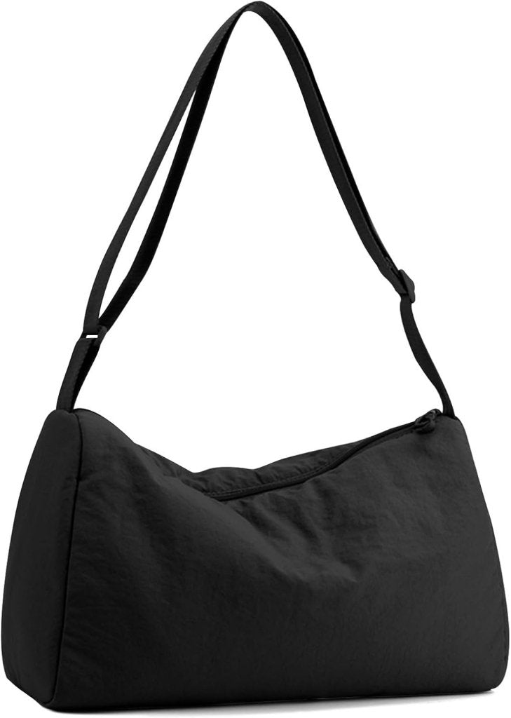 Laden Sie das Bild in Galerie -Viewer, Kleine sporttas dames 33 x 21 cm van waterafstotend nylon met verstelbare schouderriem – gymtas – fitnessschoudertas - happygetfit.com
