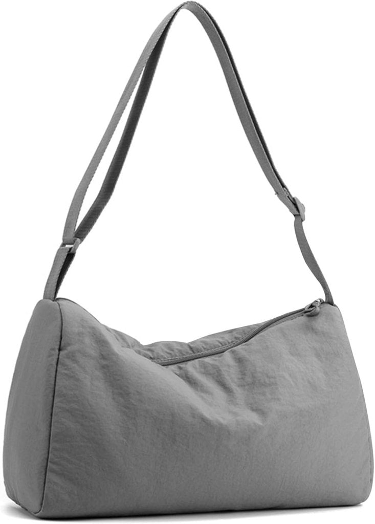 Laden Sie das Bild in Galerie -Viewer, Kleine sporttas dames 33 x 21 cm van waterafstotend nylon met verstelbare schouderriem – gymtas – fitnessschoudertas - happygetfit.com
