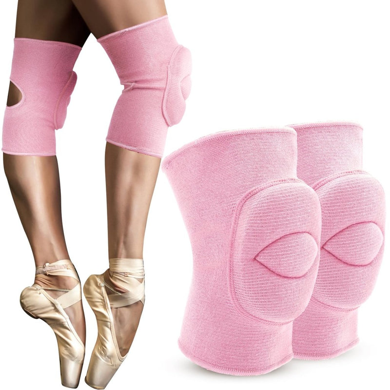 Load image into Gallery viewer, Knee Pads Volleyball Girls Kids Youth Women Men 7.8" Thick Padded Dance Knee Pad Soft Stretchy Knee Brace Breathable Knee Protector for Basketball Football Wrestling Pole Dance Yoga Knee Sleeve 1 Pair - happygetfit.com
