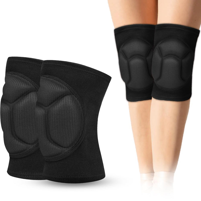 Laad afbeelding in Galerijviewer, Kniebeschermers 1 paar met schokabsorberende EVA-vulling voor volleybal dansen en basketbal – sportkniebescherming – kniekussens - happygetfit.com
