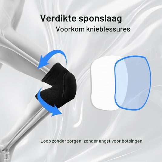 Kniebeschermers 1 paar met schokabsorberende EVA-vulling voor volleybal dansen en basketbal – sportkniebescherming – kniekussens - happygetfit.com