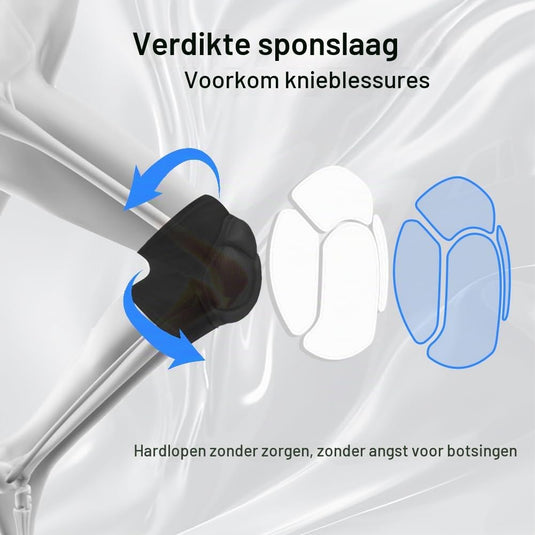 Kniebeschermers 1 paar met schokabsorberende EVA-vulling voor volleybal dansen en basketbal – sportkniebescherming – kniekussens - happygetfit.com