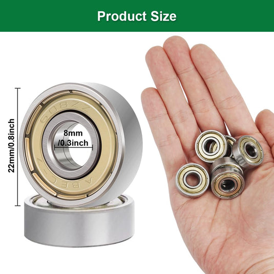 Kogellagers 608ZZ set van 30 stuks 22 x 8 x 7 mm - happygetfit.com