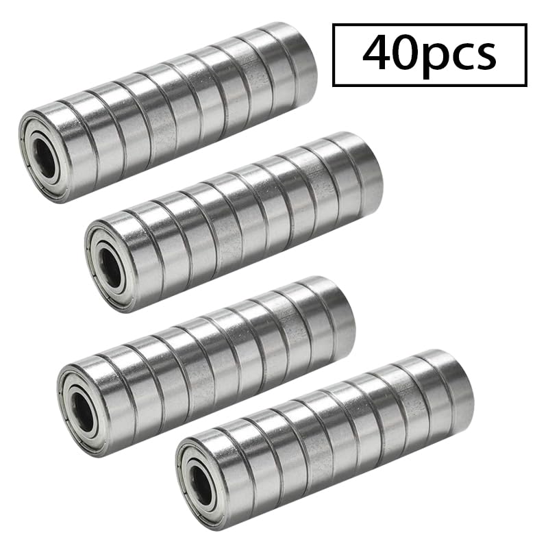 Laad afbeelding in Galerijviewer, Kogellagers 608ZZ set van 40 stuks 8 x 22 x 7 mm - happygetfit.com
