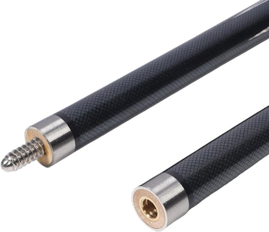 Koolstofvezel Biljartkeu met 13 mm Tip – Professionele Pool Cue met Rubberen Bumper - happygetfit.com