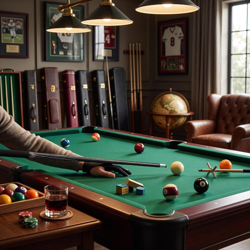 Load image into Gallery viewer, Koolstofvezel Biljartkeu met 13 mm Tip – Professionele Pool Cue met Rubberen Bumper - happygetfit.com
