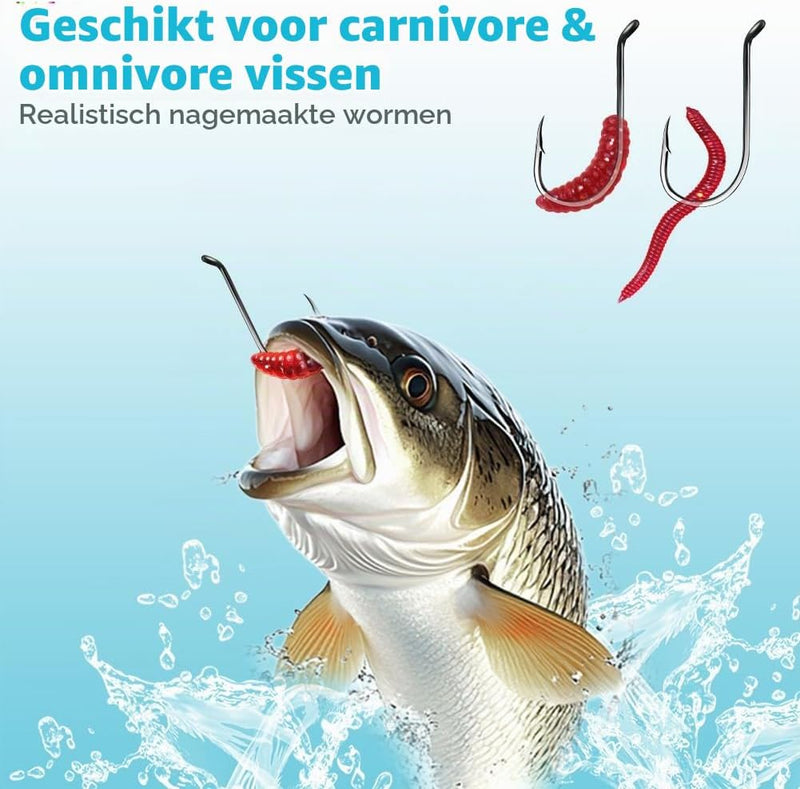 Bild im Galerie-Viewer laden, Kunstaas set 120-delig met spinners, softbaits en hardbaits inclusief opbergdoos – roofvisaas – hengelsportaccessoires - happygetfit.com
