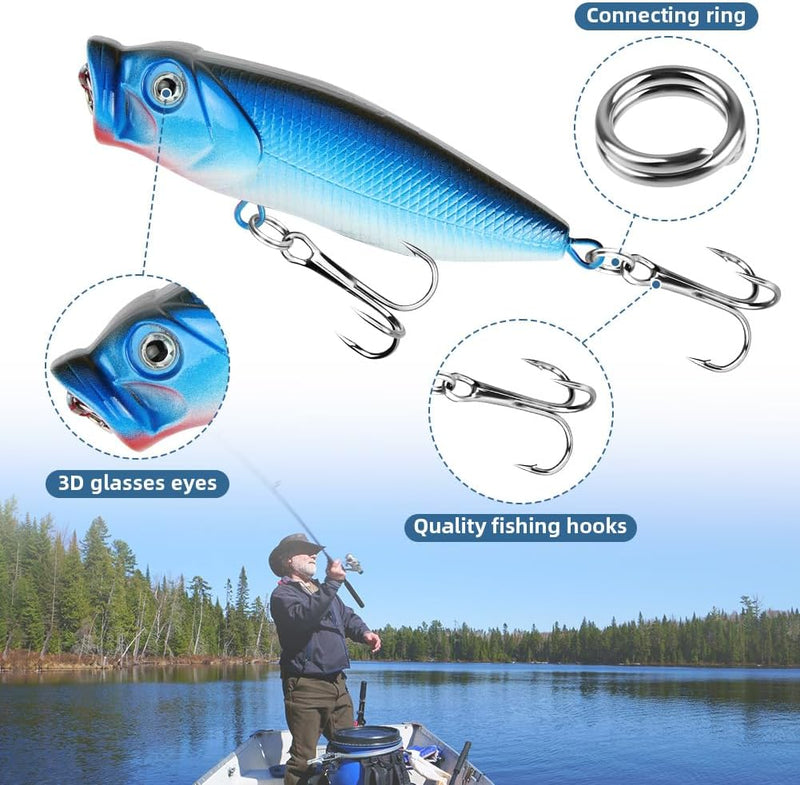 Bild im Galerie-Viewer laden, Kunstaas set 158-delig met minnows, softbaits, vishaken en vistang inclusief opbergdoos – roofvismateriaal – visaccessoires - happygetfit.com

